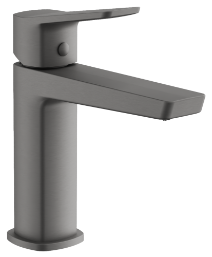 Смеситель BELZ B10715-3 на раковину оружейная сталь