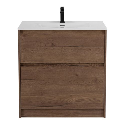 Тумба под раковину BelBagno Kraft 39 KRAFT39-800/390-2C-PIA-RT 80х40 напольная цвет коричневый