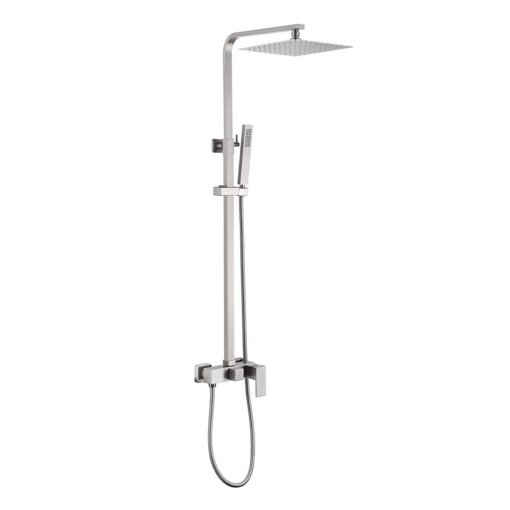 Душевая стойка Abber AF8220SPL настенная цвет серый