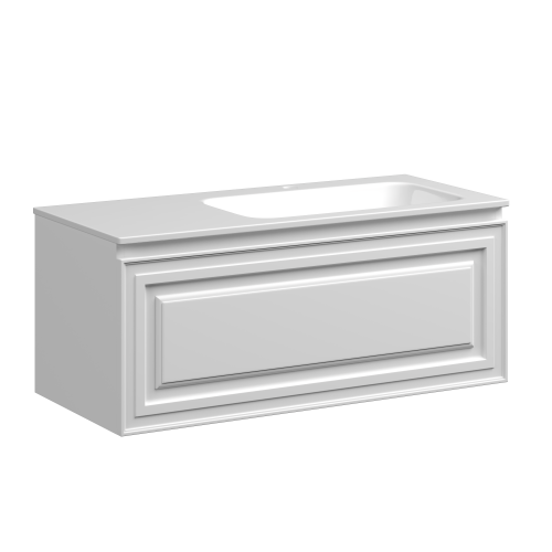 Тумба под раковину Sancos Very VR100RW 100х40 подвесная цвет белый