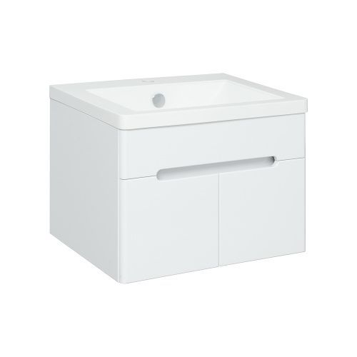 Тумба под раковину Runo Парма 00-00001037 60х40 подвесная цвет белый