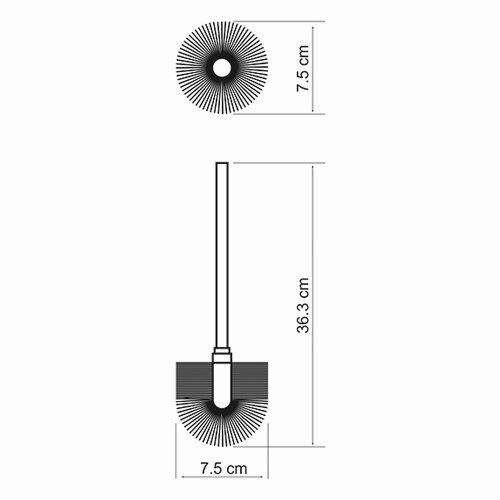 Ершик для унитаза WasserKRAFT 27 - фото 3