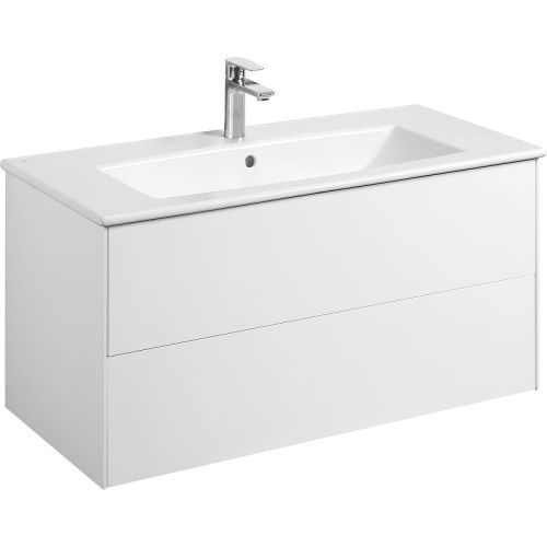 Тумба под раковину Aquaton Сохо 1A258201AJ010 100х50 подвесная цвет белый