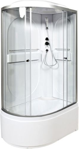 Душевая кабина AvaCan L620R 120х80 асимметричная с крышей ориентация правая