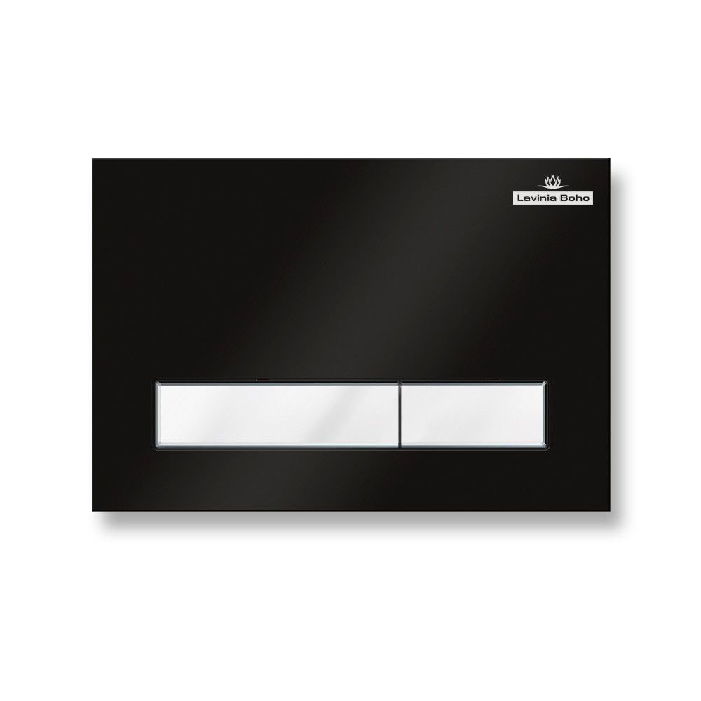 Клавиша смыва механическая Lavinia Boho RelFix 38050601 цвет белый/черный