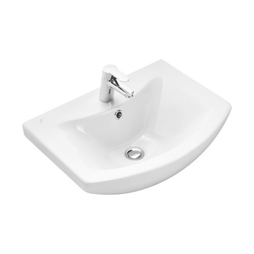 Раковина из сантехнического фарфора Santek Балтика WH501702 60х40 накладная цвет белый