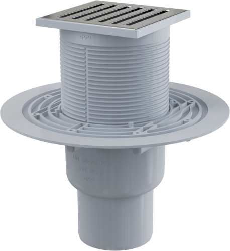 Душевой трап Alcadrain APV203 20х20 хром