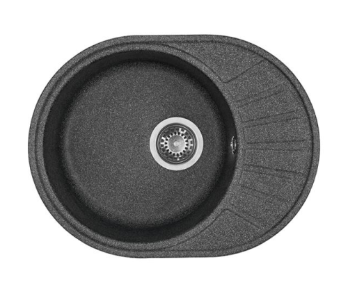 Кухонная мойка Aquaton Чезана 1A711232CS210 55х45 цвет черный