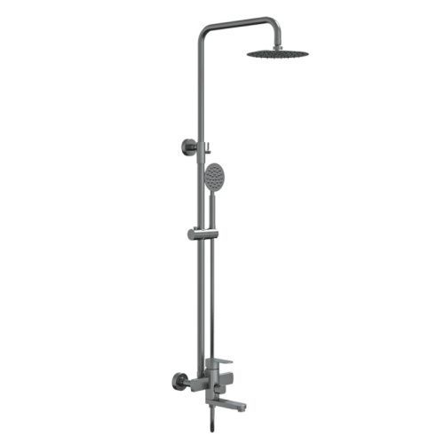 Душевая стойка Knotlor SS-10 настенная цвет нержавеющая сталь