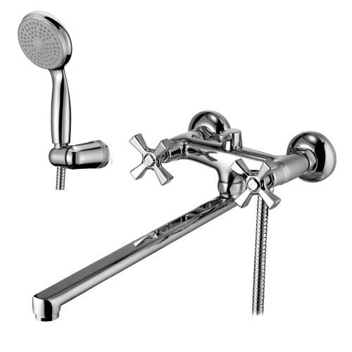 Смеситель для ванны LeMark Benefit LM2512C настенный хром
