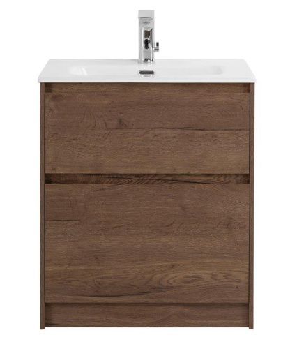 Тумба под раковину BelBagno Kraft 39 KRAFT39-500/390-2C-PIA-RT 50х40 напольная цвет коричневый