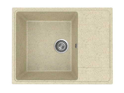 Кухонная мойка Uperwood ECON UPD-202 4010202105 65х50 цвет бежевый поверхность матовая
