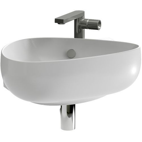 Раковина керамическая Jacob Delafon Nouvelle Vague EGK112-00 50х40 накладная цвет белый 1 отверстие под смеситель