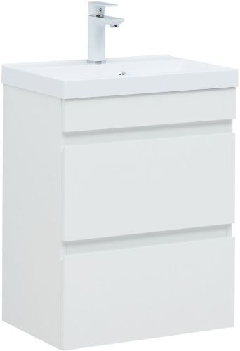 Тумба под раковину Aquanet Нота NEW 00335416 50х30 подвесная цвет белый