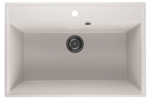 Кухонная мойка Ulgran Quartz Forte 760-01 75х50 цвет белый поверхность матовая