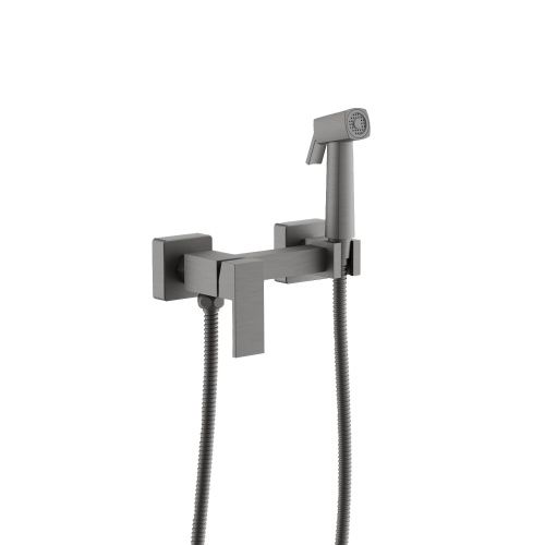 Гигиенический душ со смесителем Belz B806 B55806-3 оружейная сталь