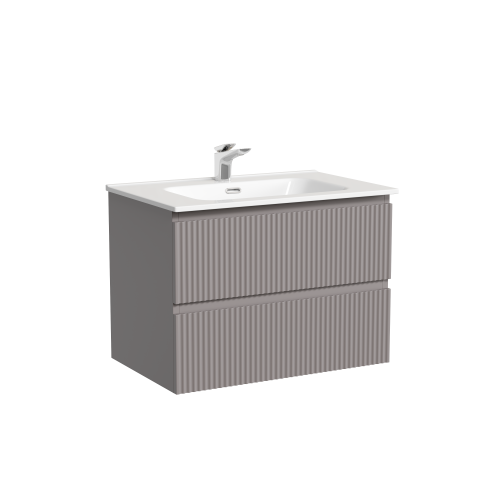 Тумба под раковину Sancos SNOB R SNR70SM 70х40 подвесная цвет серый