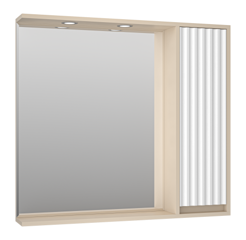 Зеркало-шкаф Brevita Balaton BAL-04090-03-01П 90х80 подвесной