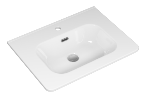 Раковина мебельная керамическая Brevita Onda 60 B-OND060-01 60х50 накладная цвет белый