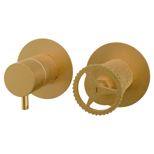 Смеситель для душа Remer Chrono CH93ZPBG встраиваемый в стену золото