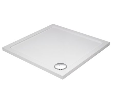 Душевой поддон из стеклопластика Cezares TRAY-M-A-90-35-W 90х90 белый без ножек