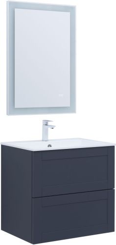 Тумба под раковину Aquanet Терра 00313244 70х50 подвесная цвет синий