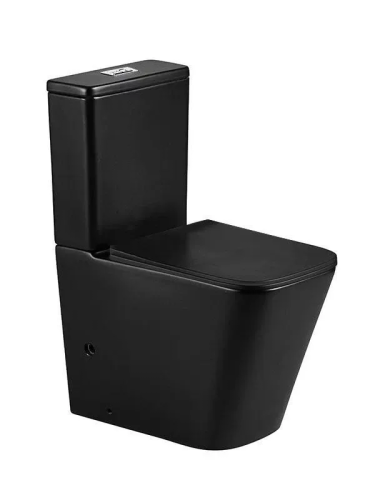 Унитаз напольный с бачком WeltWasser WW SK WW GELBACH 001 ST GL-BL (10000011158) черный с сиденьем микролифт безободковый смыв торнадо
