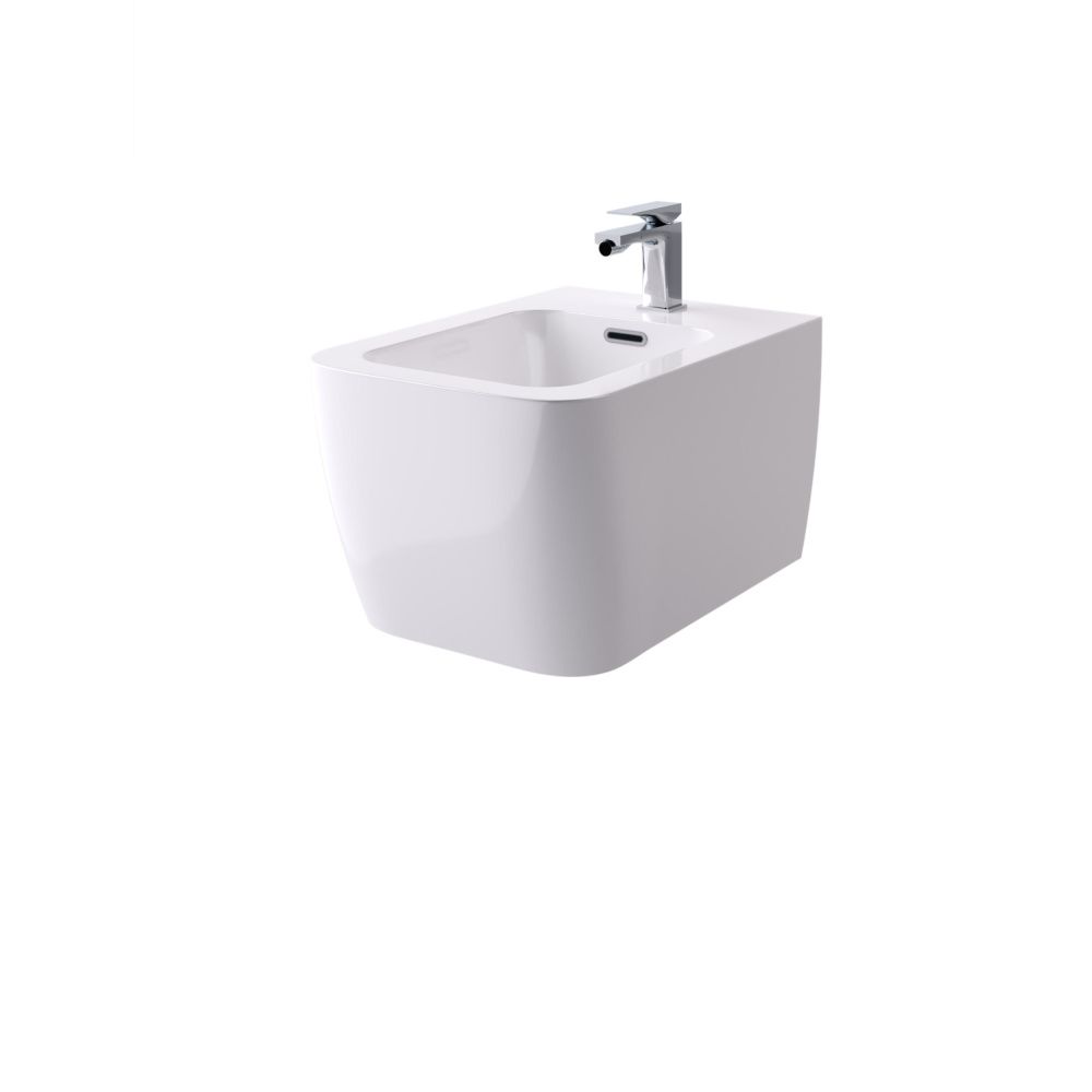 Биде подвесное Hidra Kiub KIW14/006 цвет белый