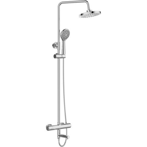 Душевая стойка Orange Thermo T02S3-911cr настенная цвет хром с термостатом