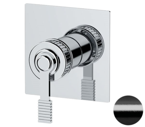 Смеситель для душа Remer Atelier AL30QCFP встраиваемый в стену черный