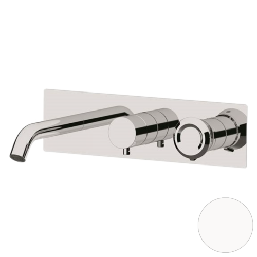 Смеситель для ванны Remer Element ET54D2BO встраиваемый в стену белый