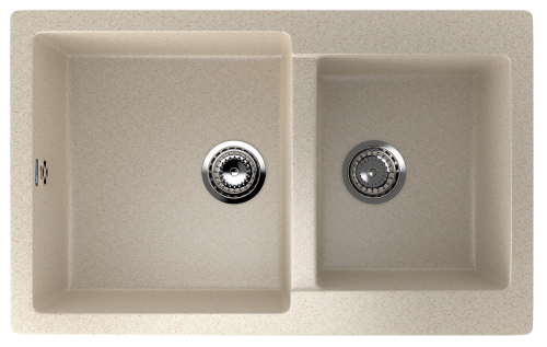 Кухонная мойка Ulgran Classic U-505-328 75х50 цвет бежевый