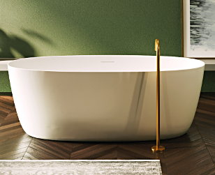 Ванна акриловая Riho Desire B089002005 180х85 пристенная овальная - фото 3