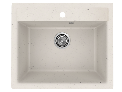 Кухонная мойка Uperwood ECON UPD-104 4010202100 55х50 цвет белый поверхность матовая