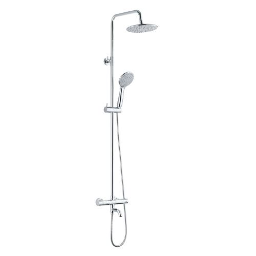 Душевая стойка WesnaArt Dusha DUS08-302 настенная цвет хром с термостатом