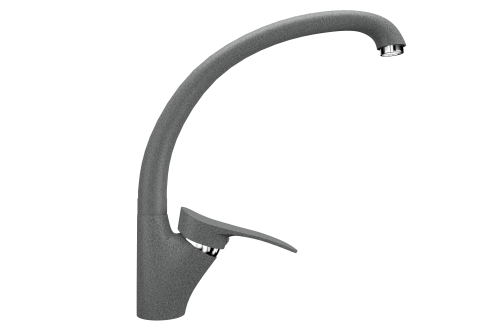 Смеситель для кухни Ulgran Classic U-001-309 на мойку серый