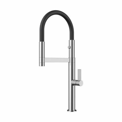 Смеситель для кухни Omoikiri Osaka 4994331 на мойку черный/нержавеющая сталь