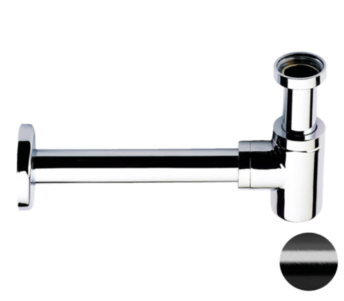 Сифон для раковины Remer 958BCFP черный
