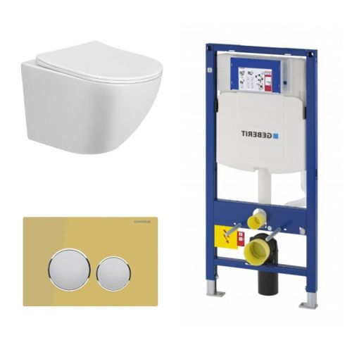 Сет унитаз + инсталляция + кнопка 111.300.00.5+FP.330.YELLOW.10+AM25010