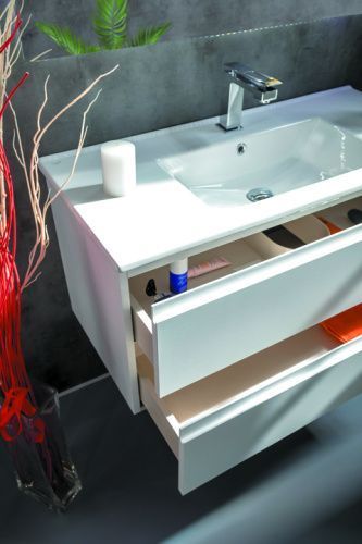 Тумба под раковину Armadi Art Capolda 849-100-W 100х50 подвесная цвет белый