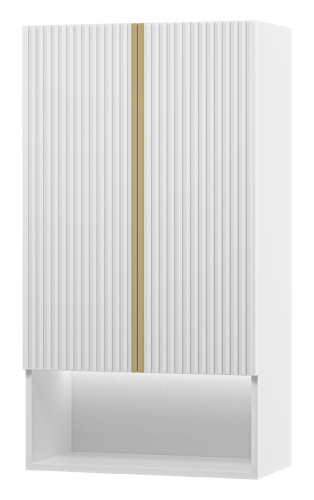 Шкаф Brevita Vega VEG-08060-011 60х110 подвесной цвет белый