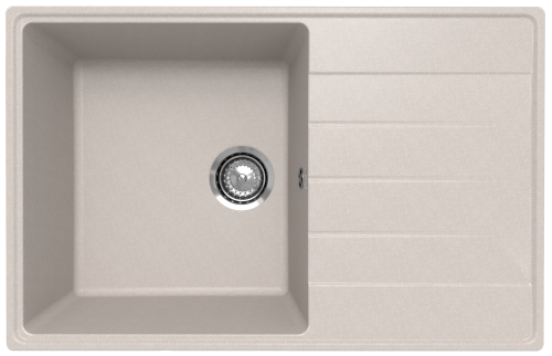 Кухонная мойка Ulgran Quartz Prima 780-10 80х50 цвет бежевый