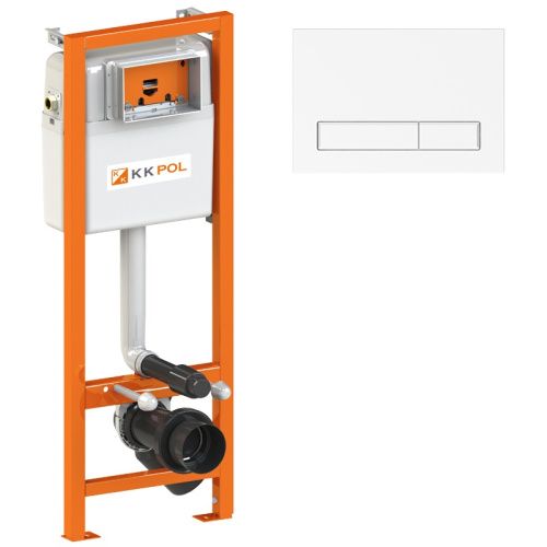 Инсталляция + кнопка смыва KK POL Economic SET/M400/380/K