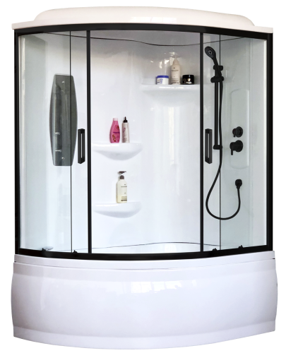 Душевой бокс Royal Bath ALP RB170ALP-T-BL-R 170х100