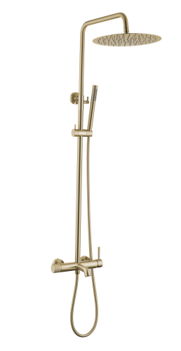 Душевая стойка Boheme Uno 468-MG настенная цвет золото