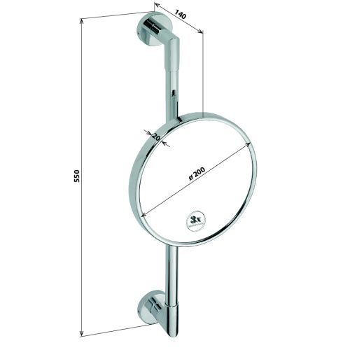 Косметическое зеркало Bemeta 112201172 - фото 2