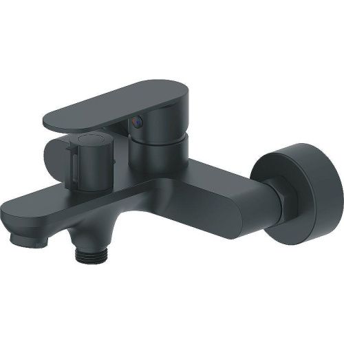 Смеситель для ванны и душа Haiba HB590-7 HB60590-7 настенный черный