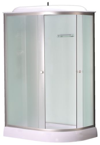 Душевая кабина Loranto CS-66121L F 120 120х80 асимметричная с крышей ориентация левая