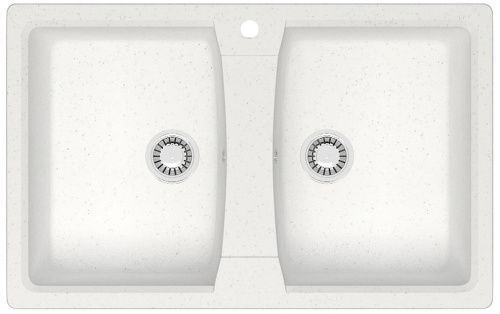 Кухонная мойка Azario Elmas CS00078329 80х50 цвет белый