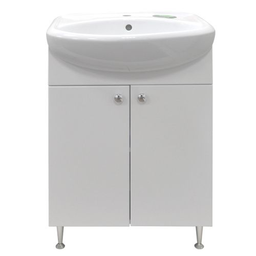 Тумба с раковиной Loranto Моника New CS00076238 50х30 напольная цвет белый